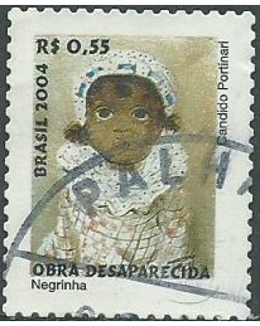 R829 PORTINARI - NEGRINHA 2004 - 8269a CARIMBADO